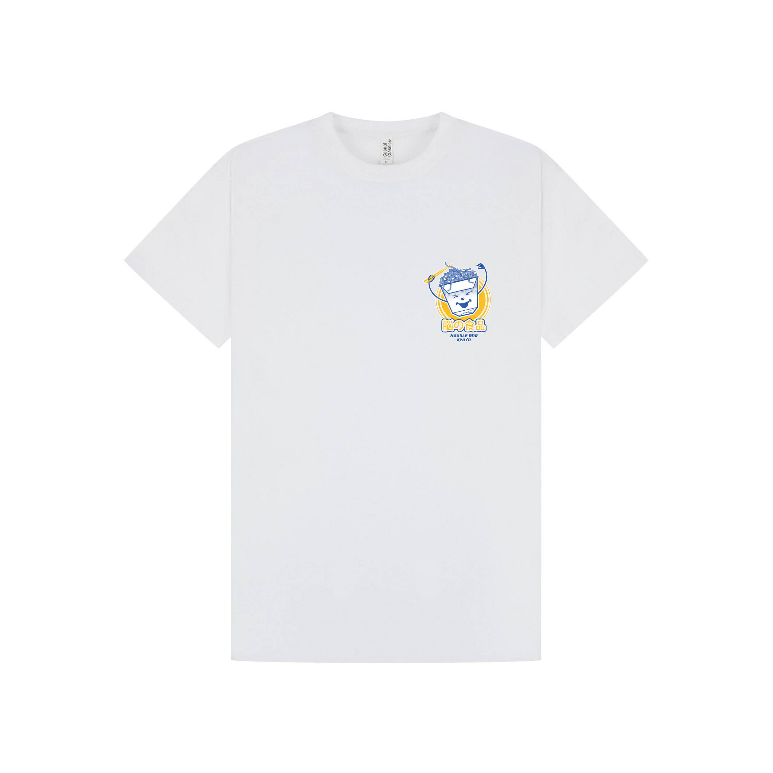 White Printed T-shirt Front