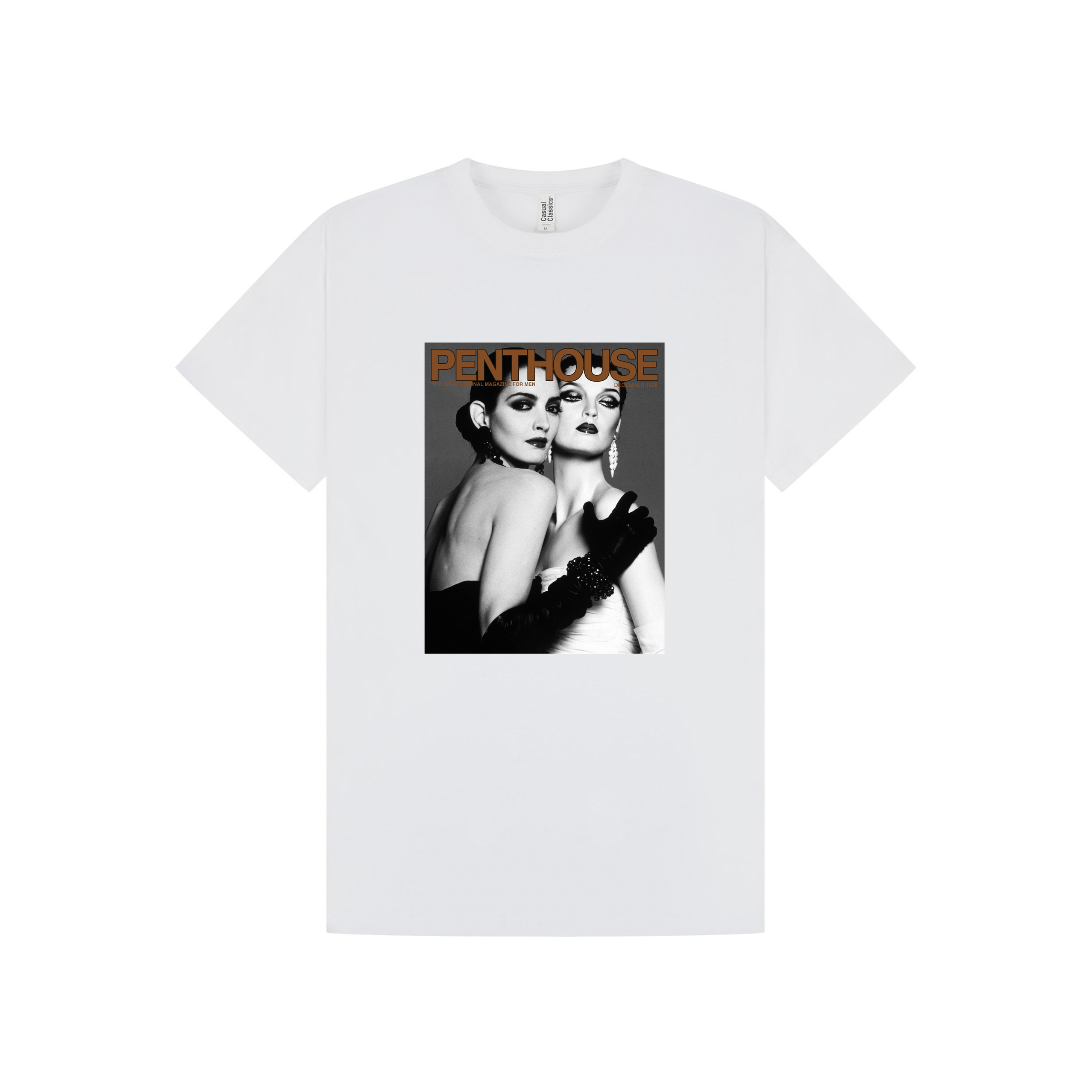 White Printed T-shirt Front