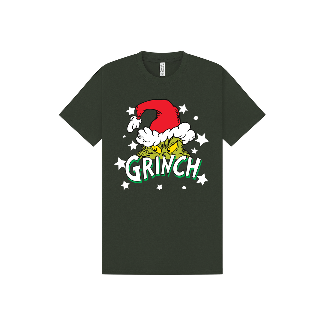 Forest Green Printed T-shirt Front