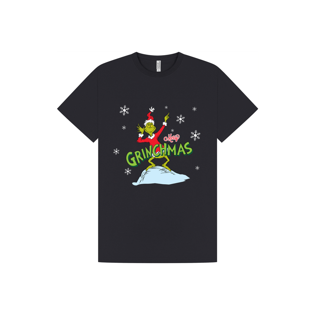 Navy Printed T-shirt Front