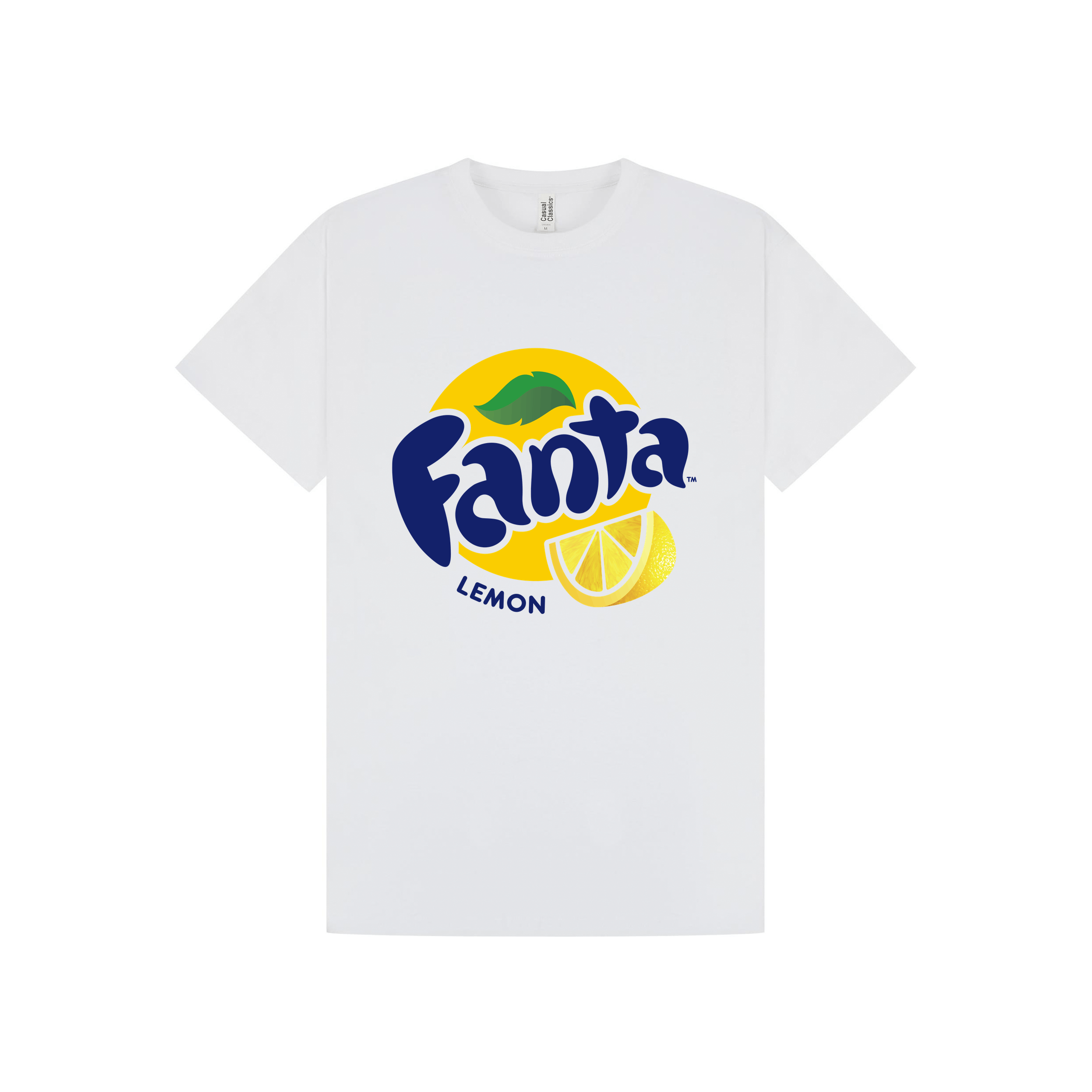 White Printed T-shirt Front