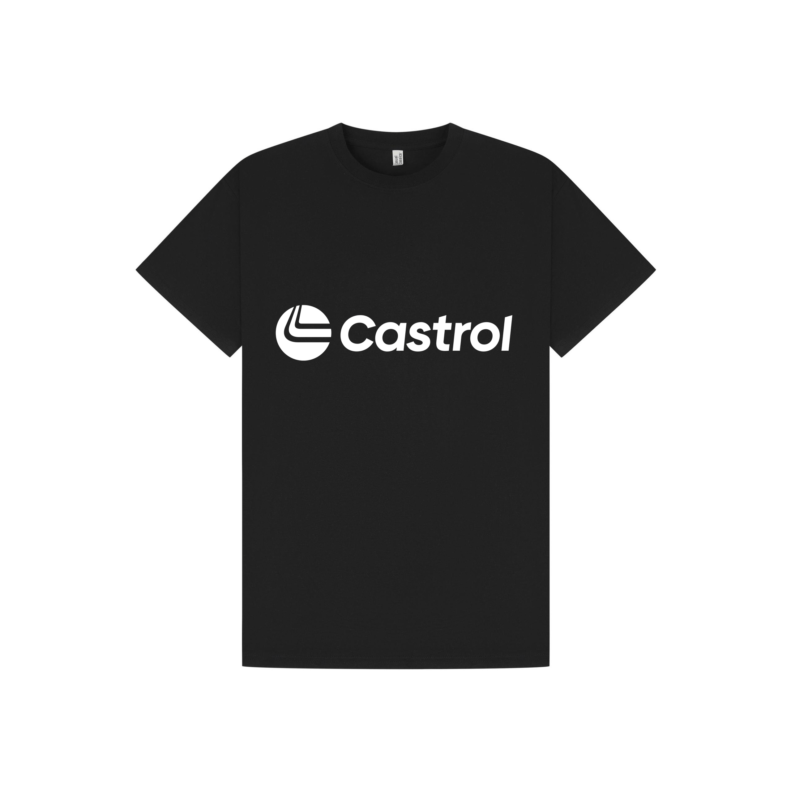 Black Printed T-shirt Front