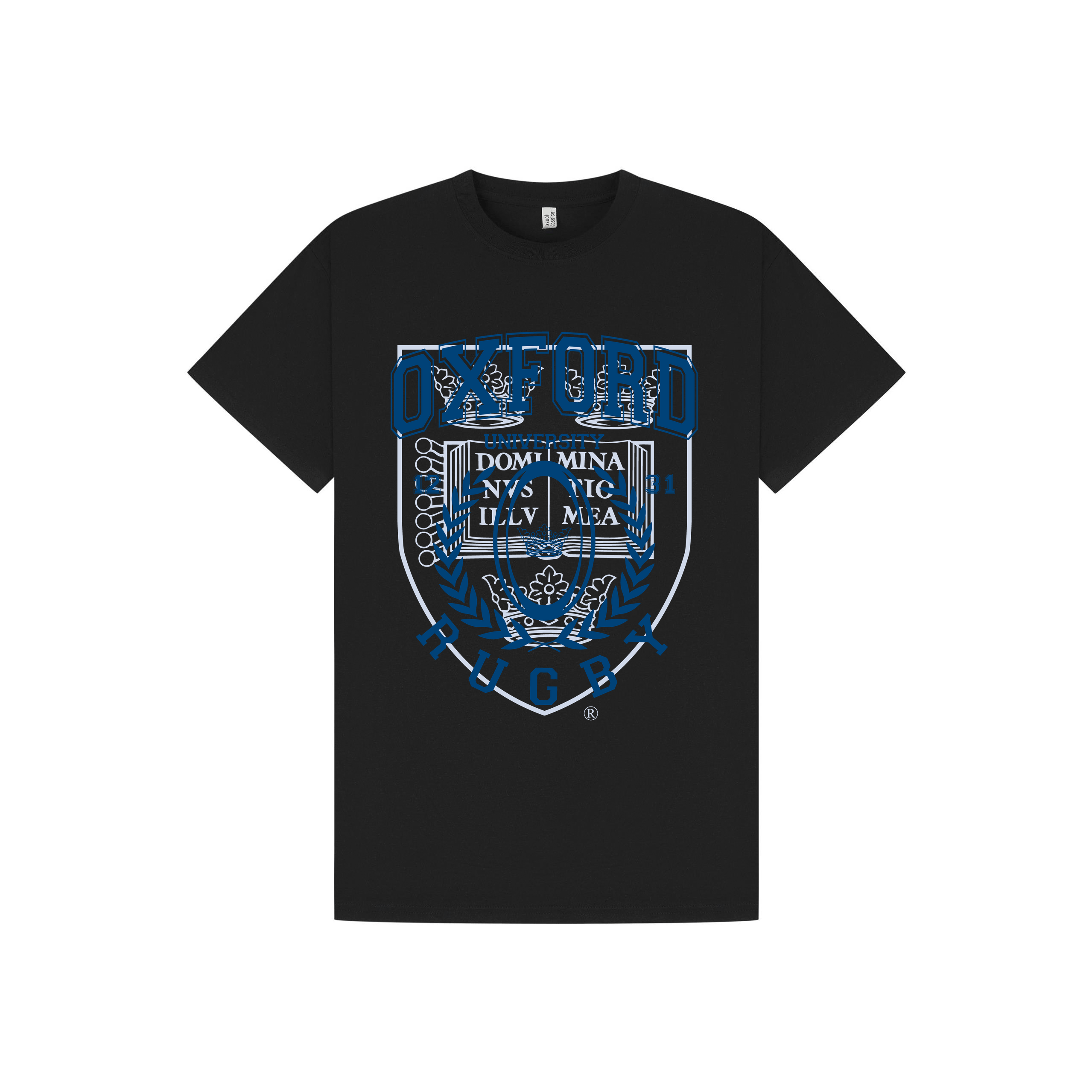 Black Printed T-shirt Front