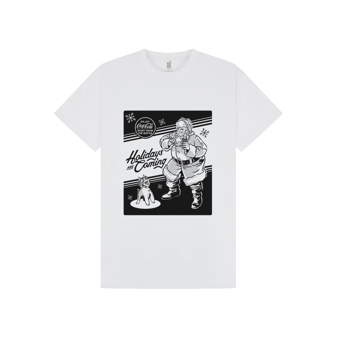 White Printed T-shirt Front