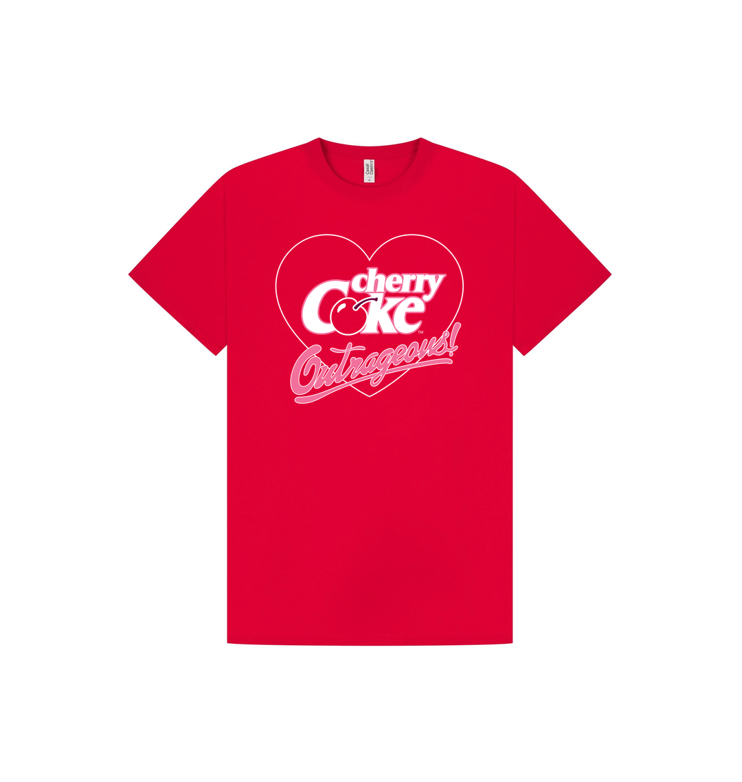 Red Printed T-shirt Front