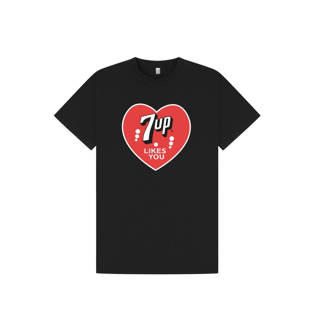 Black Printed T-shirt Front