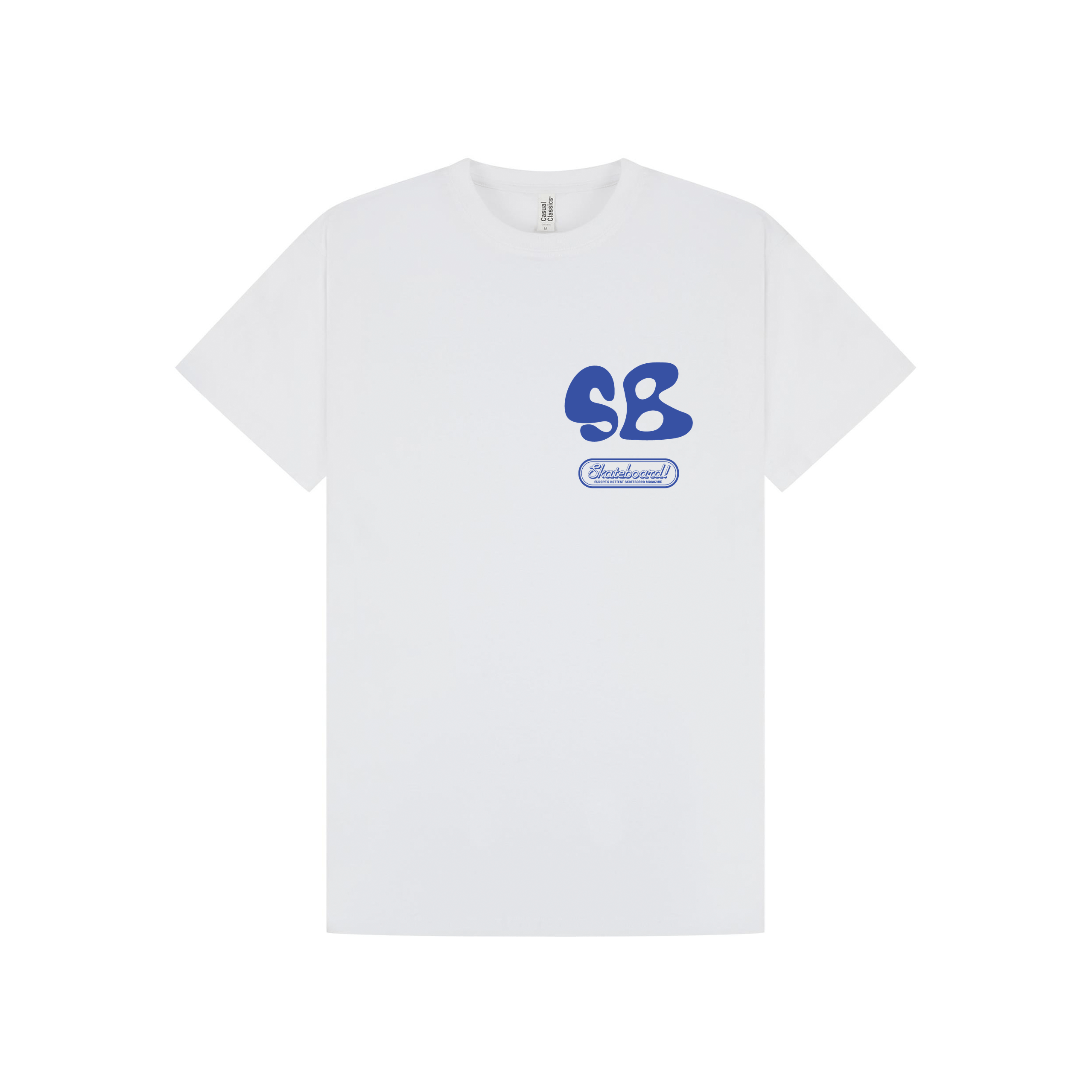 White Printed T-shirt Front