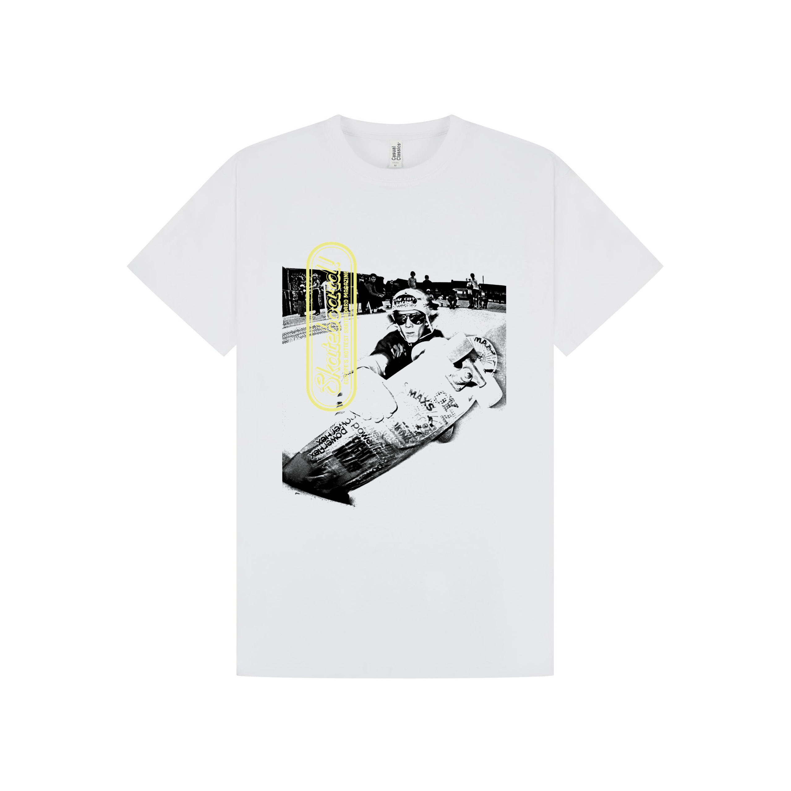 White Printed T-shirt Front