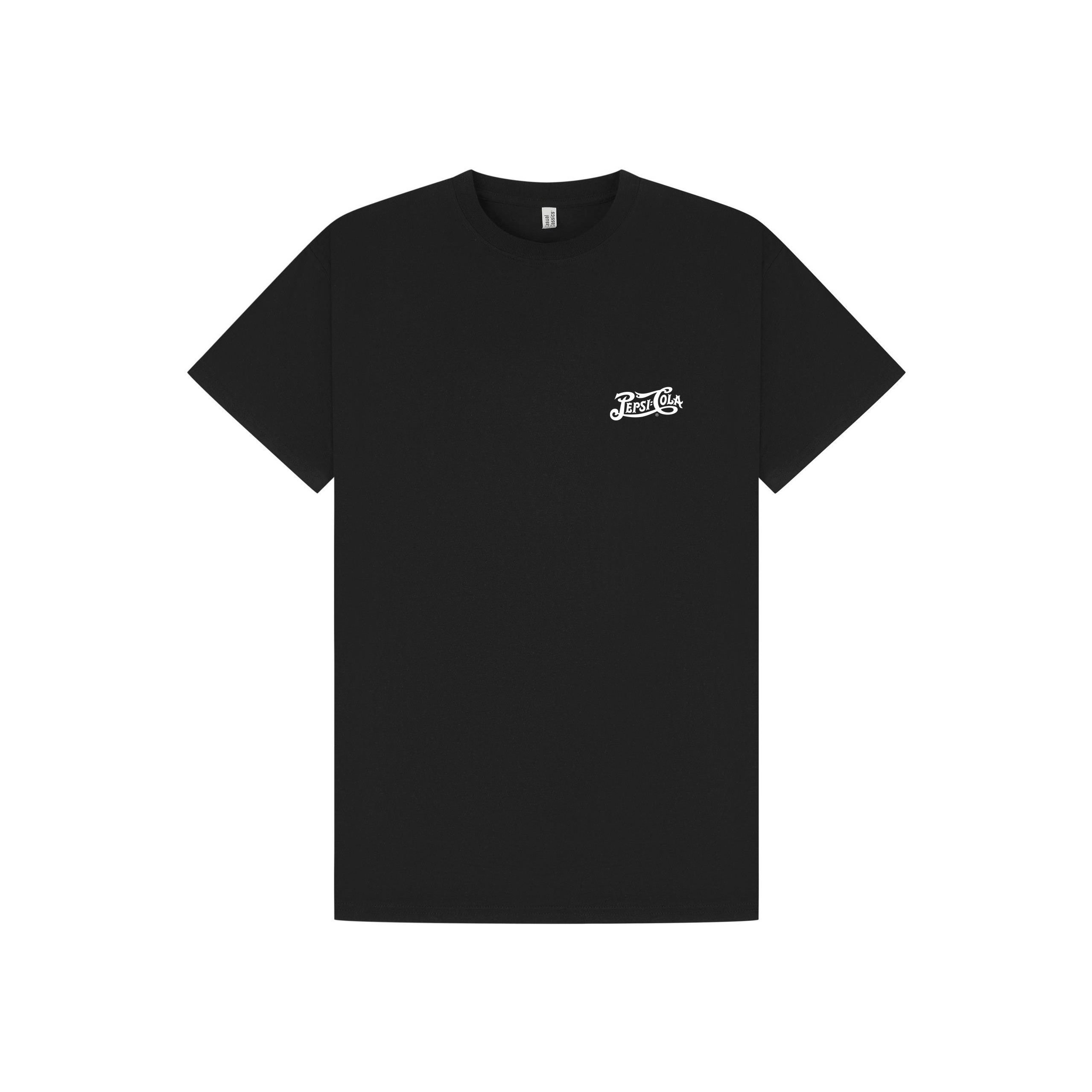 Black Printed T-shirt Front