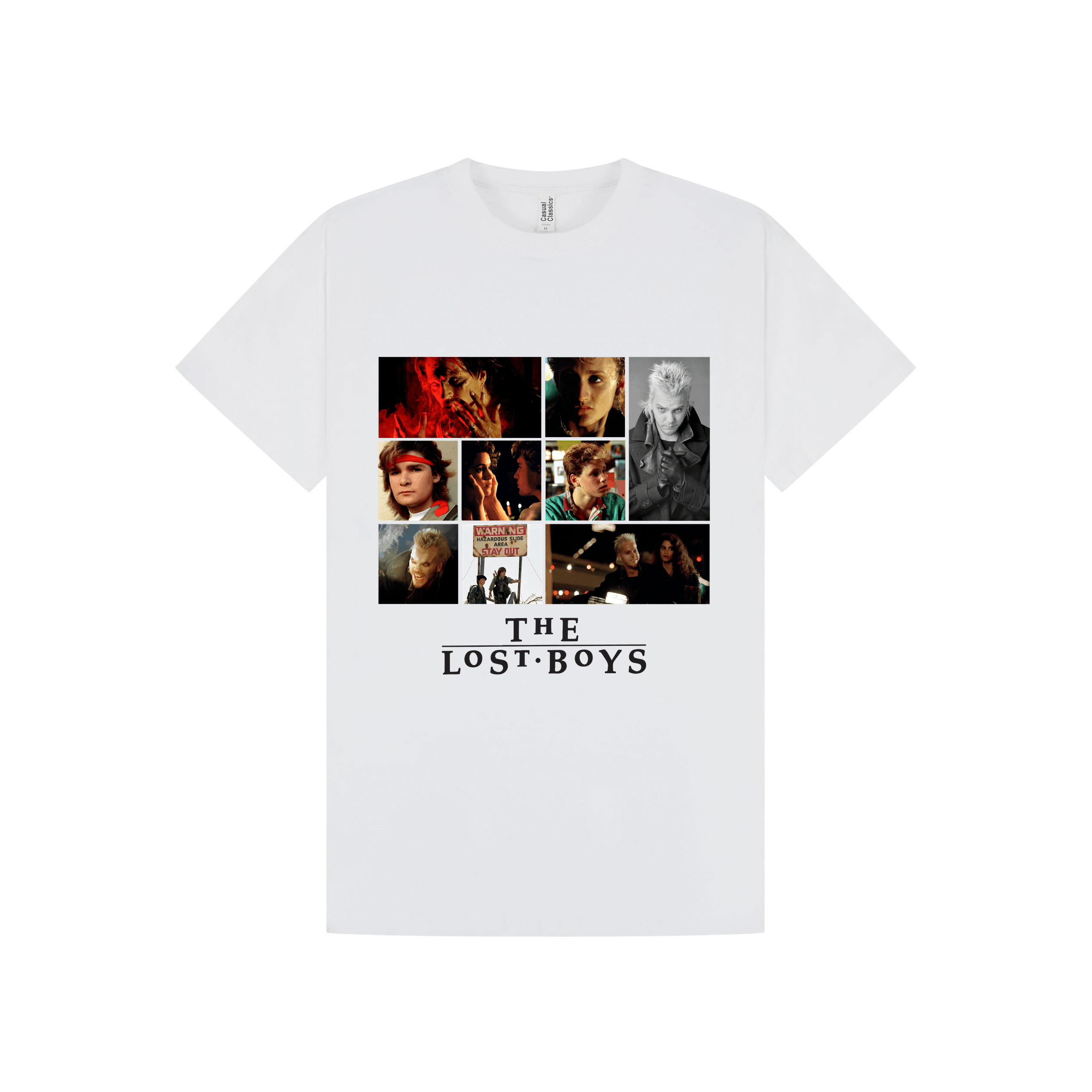 White Printed T-shirt Front