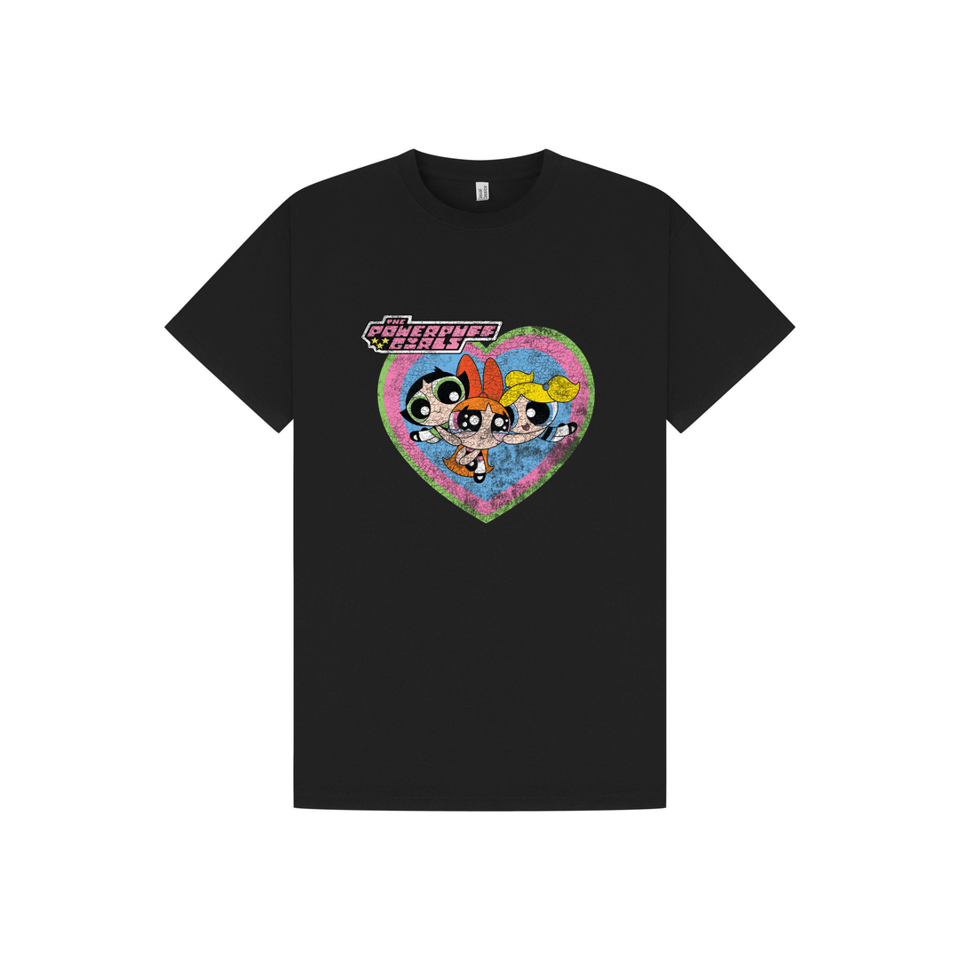 Black Printed T-shirt Front