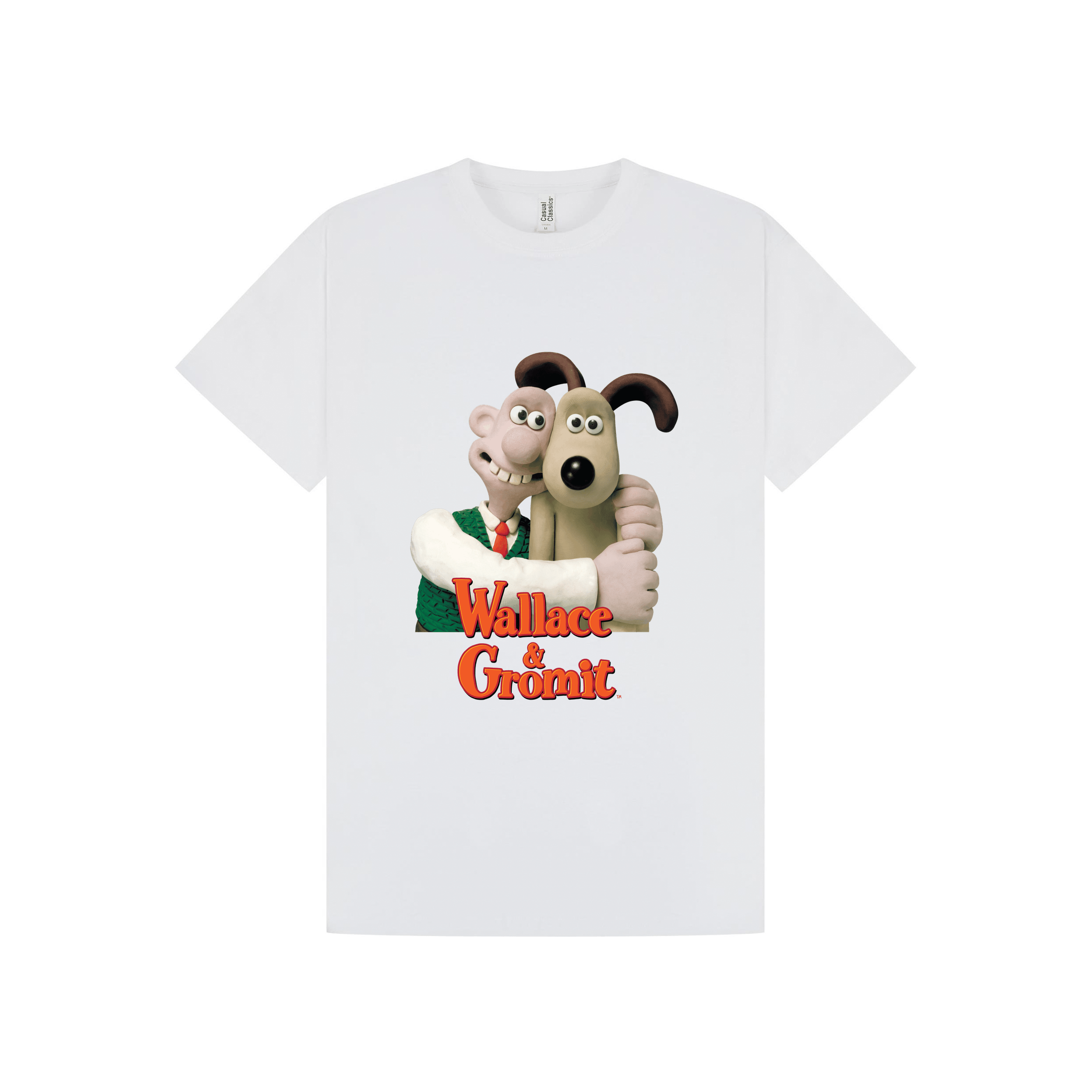 White Printed T-shirt Front