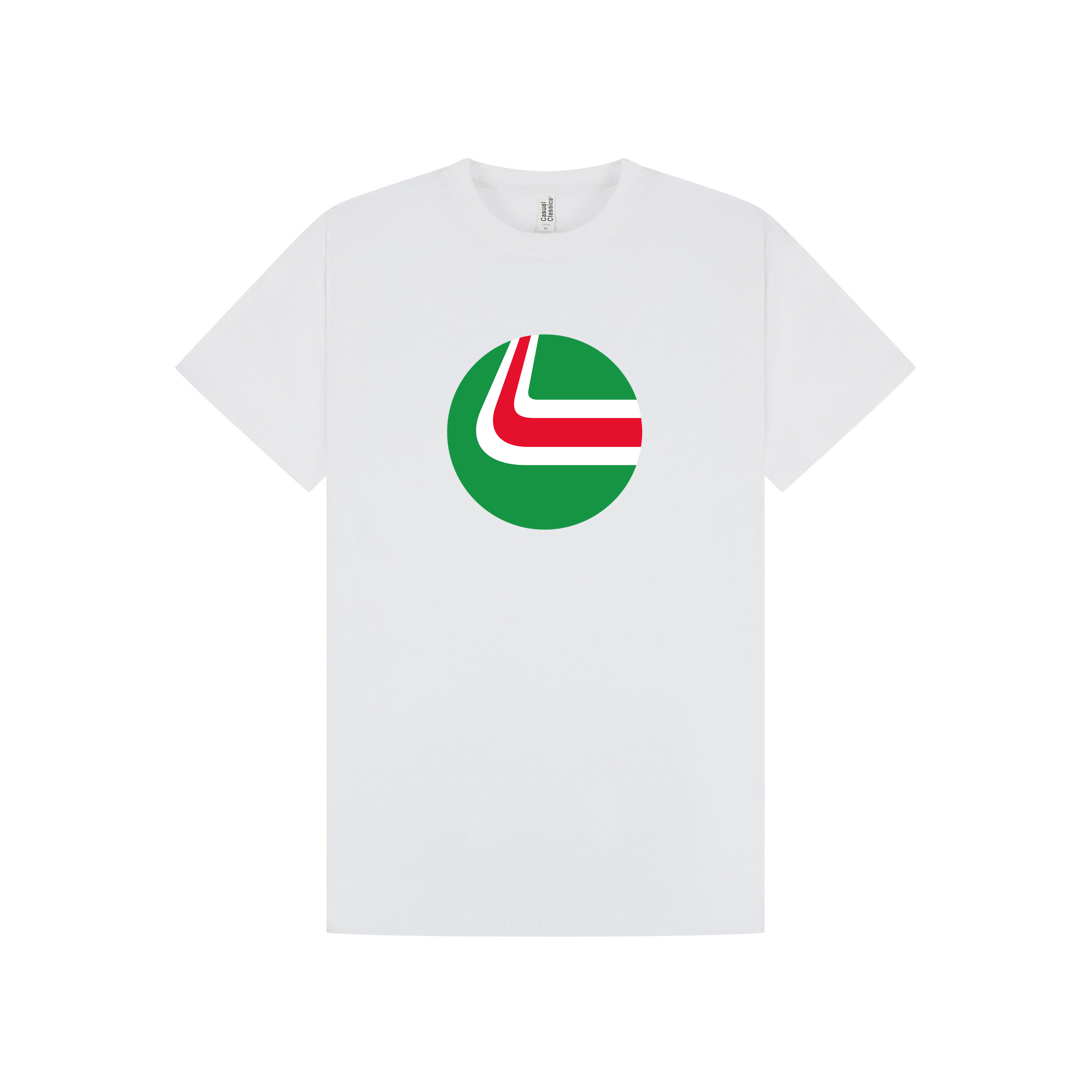 White Printed T-shirt Front