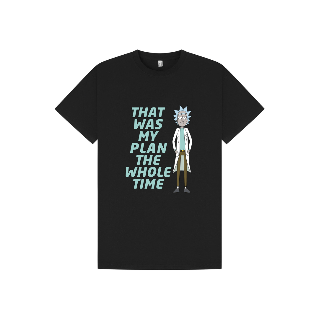 Black Printed T-shirt Front