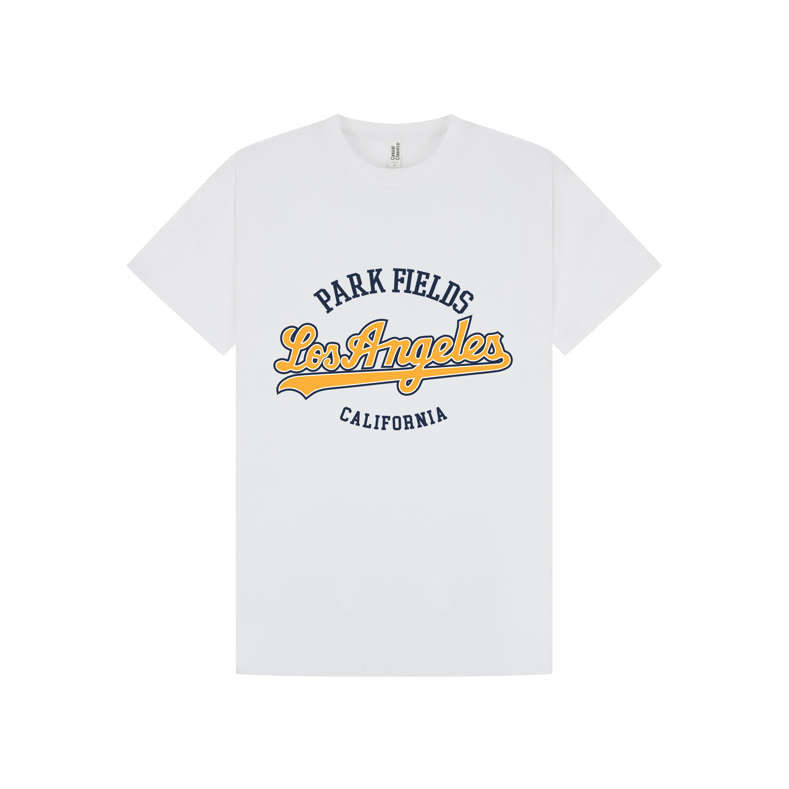 White Printed T-shirt Front