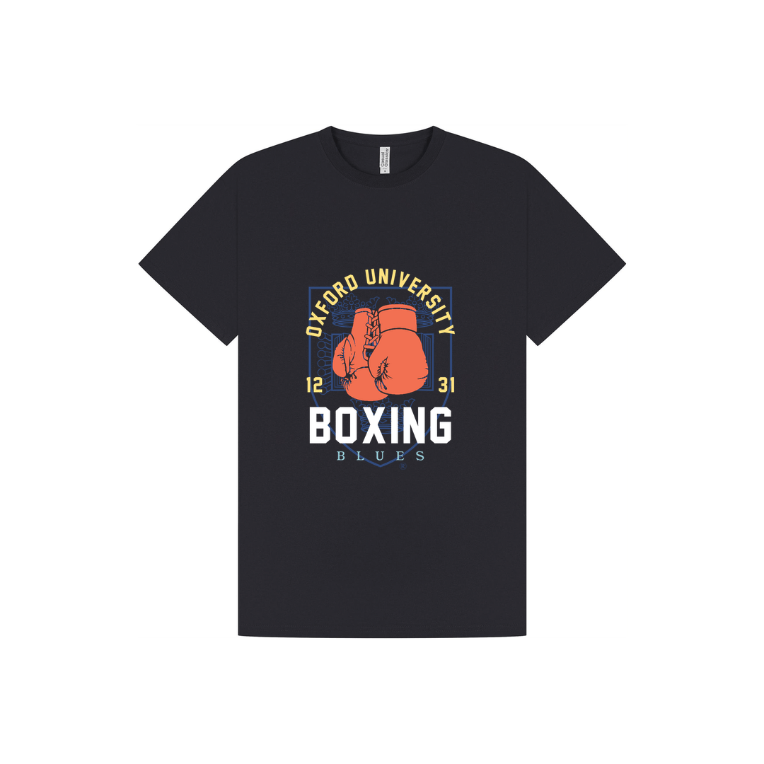 Navy Printed T-shirt Front