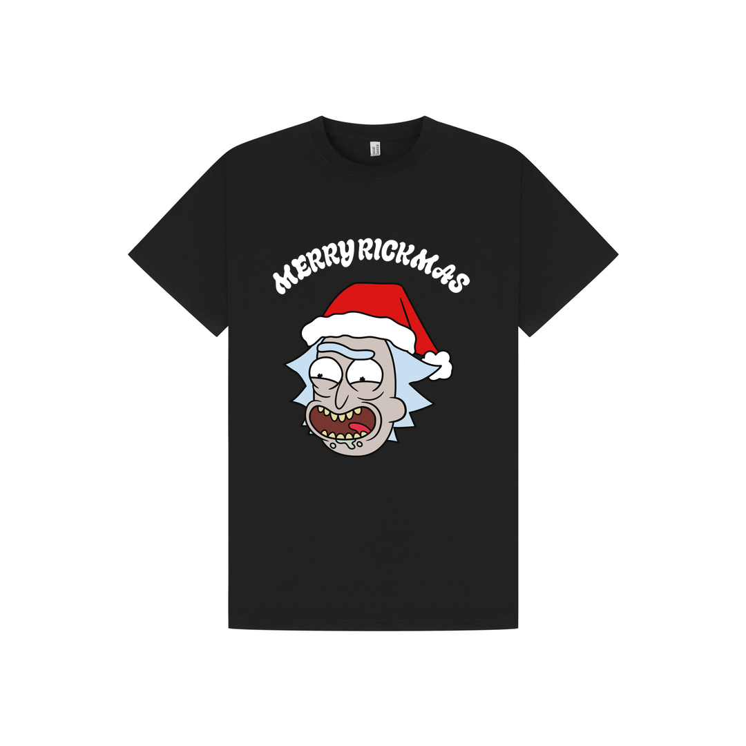 Black Printed T-shirt Front