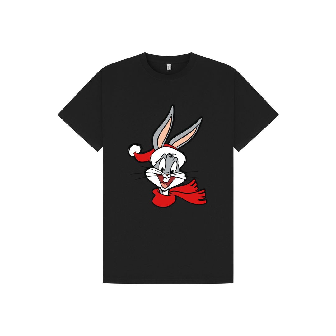 Black Printed T-shirt Front