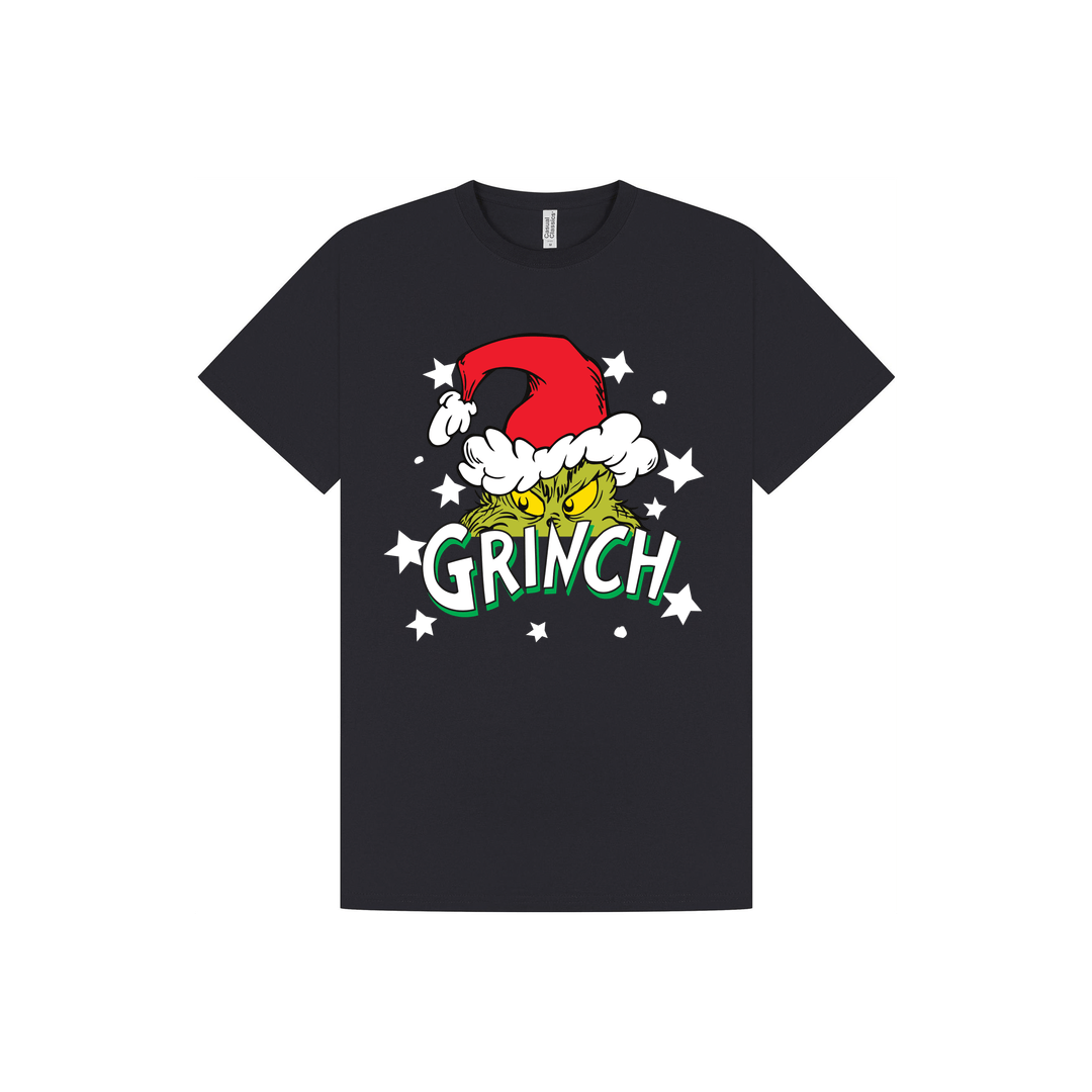 Navy Printed T-shirt Front