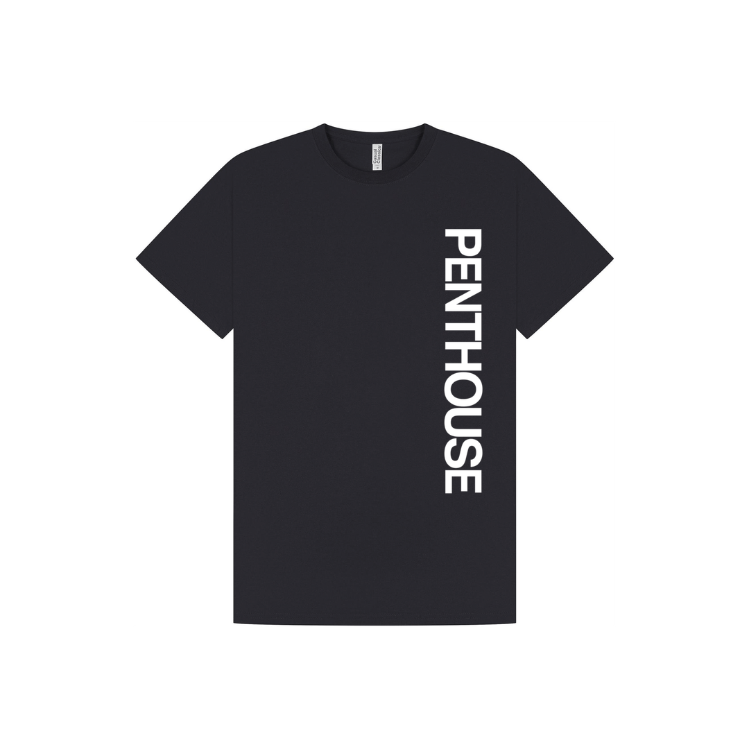 Navy Printed T-shirt Front