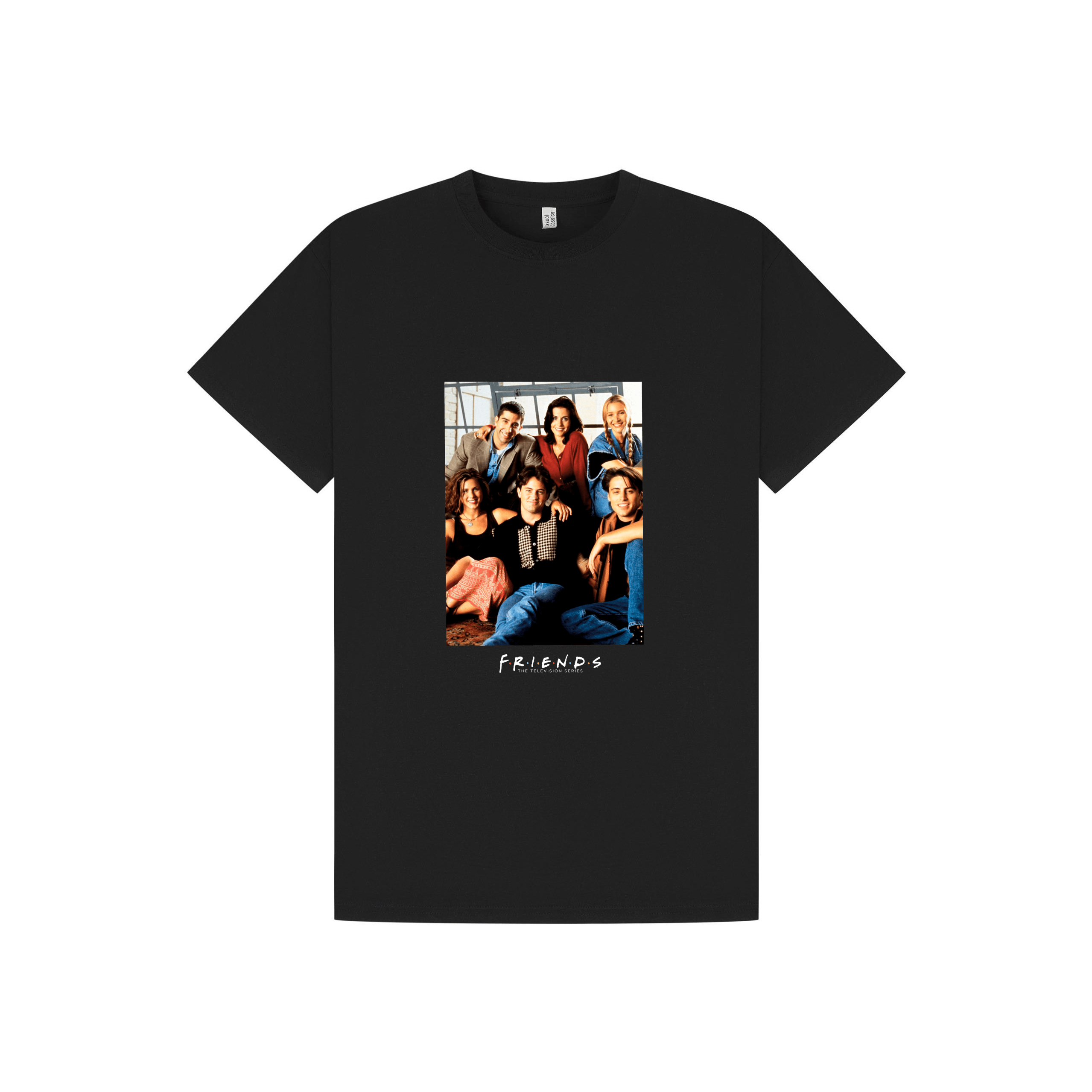 Black Printed T-shirt Front