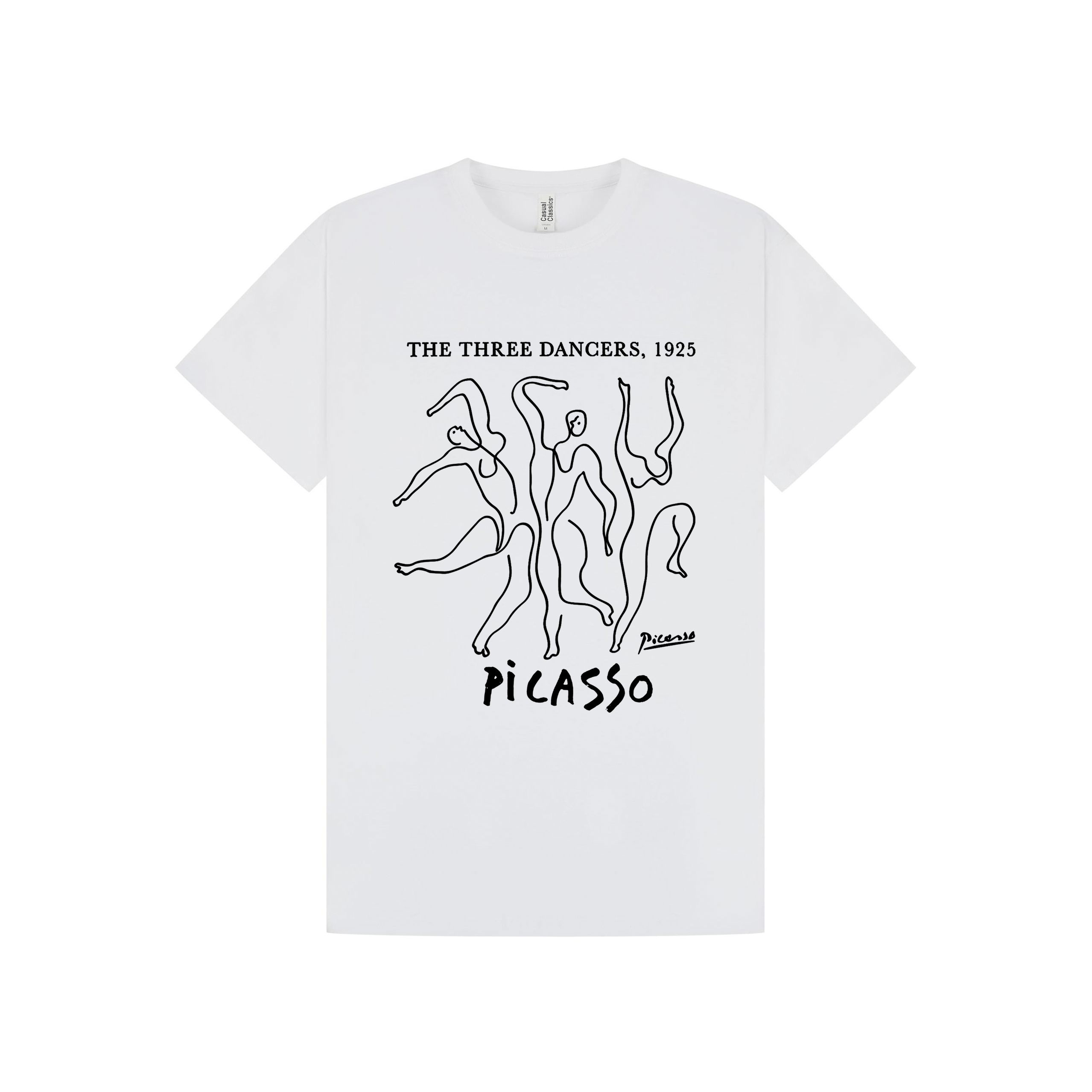 White Printed T-shirt Front