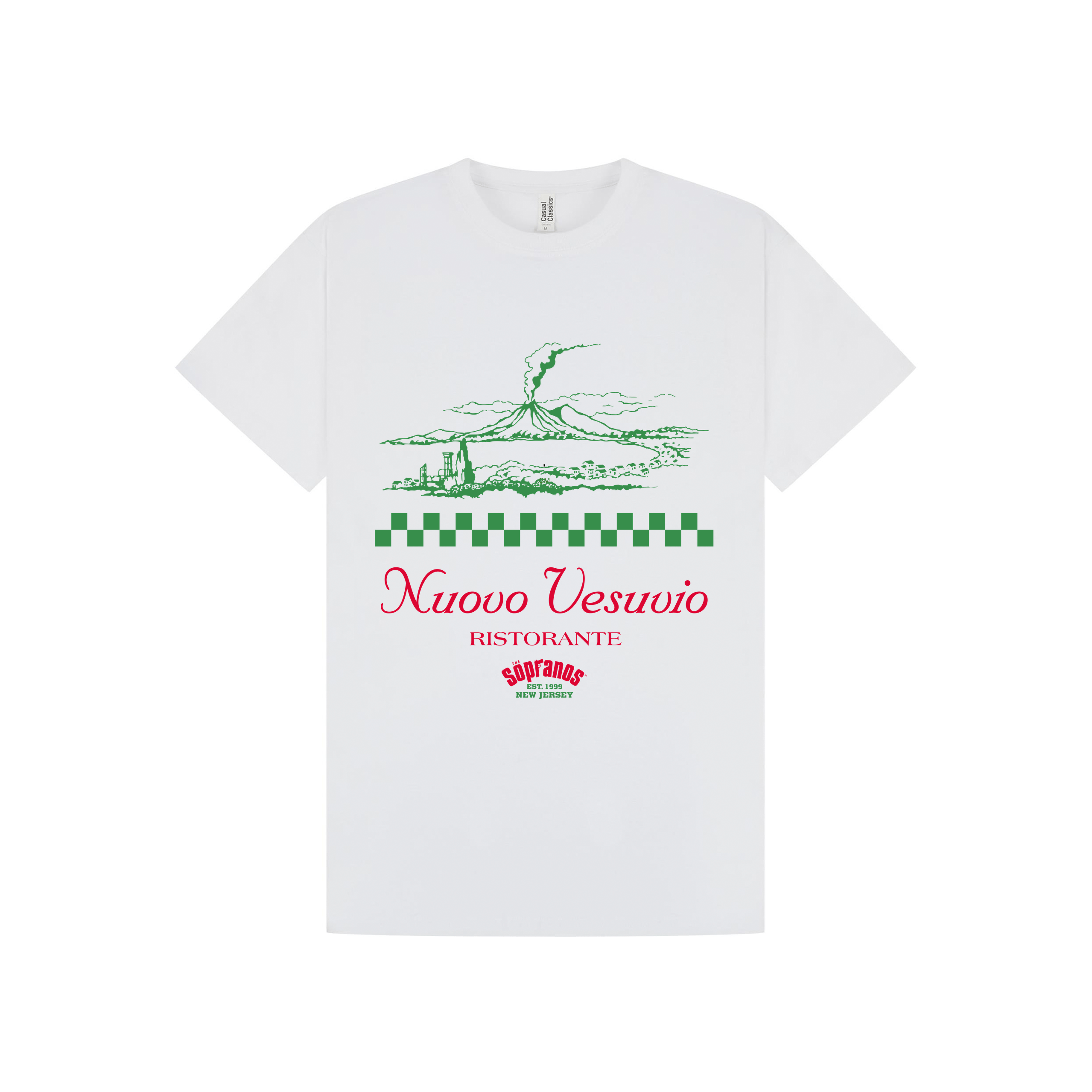 White Printed T-shirt Front