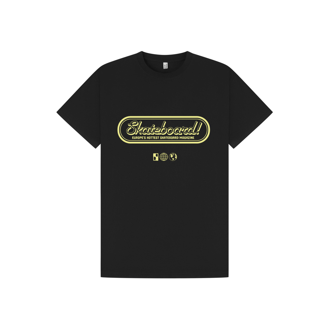 Black Printed T-shirt Front