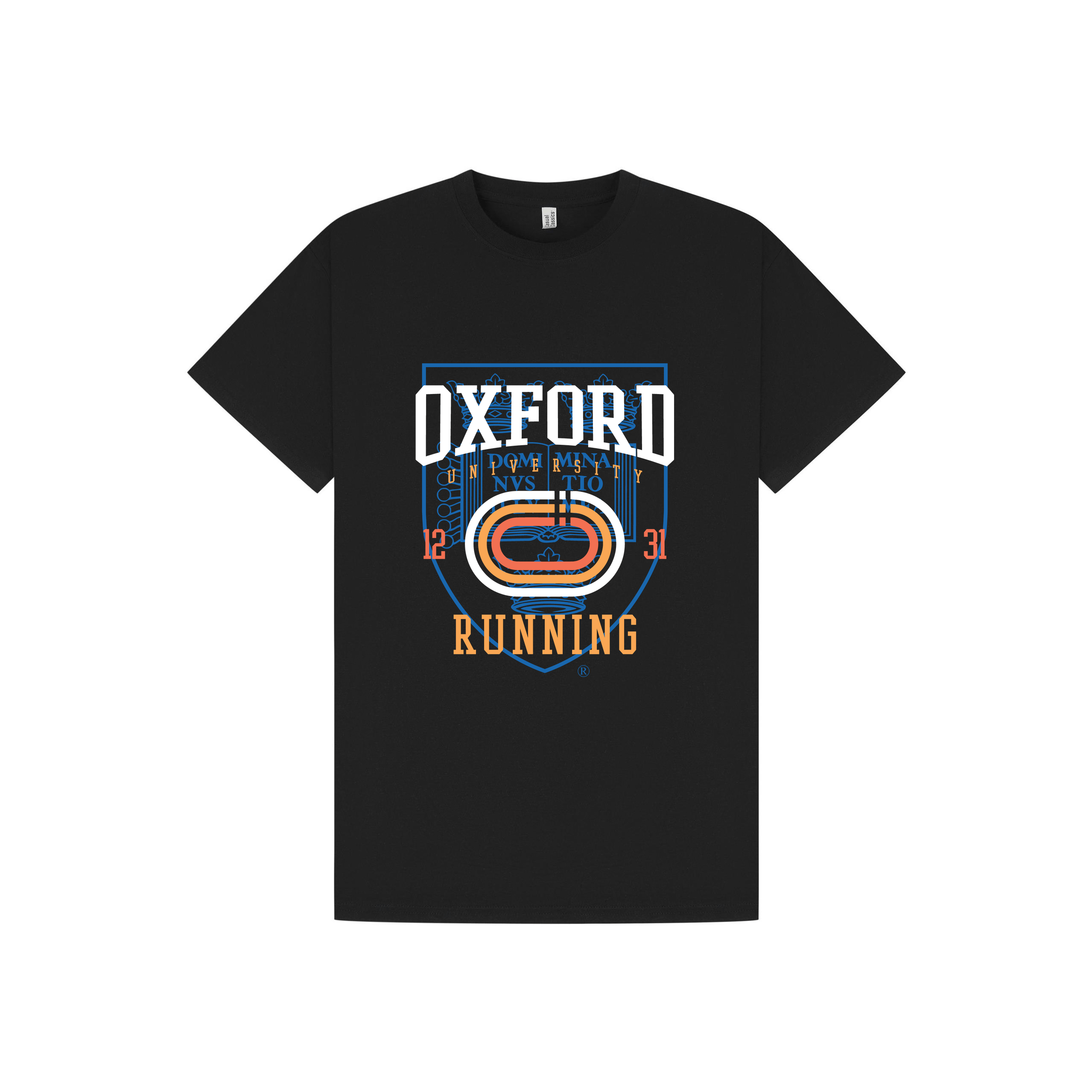 Black Printed T-shirt Front