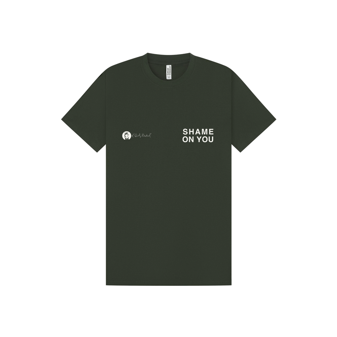 Forest Green Printed T-shirt Front