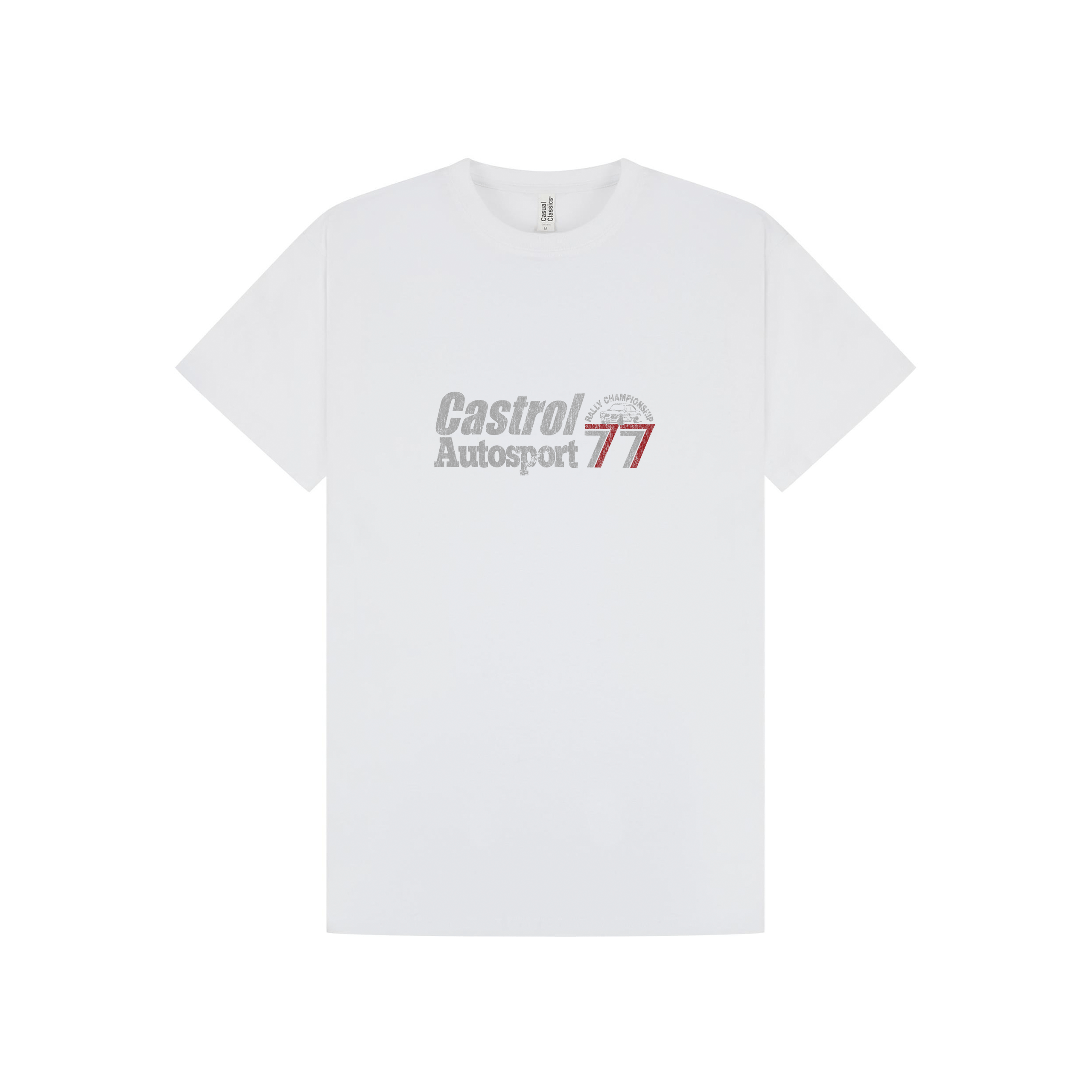 White Printed T-shirt Front