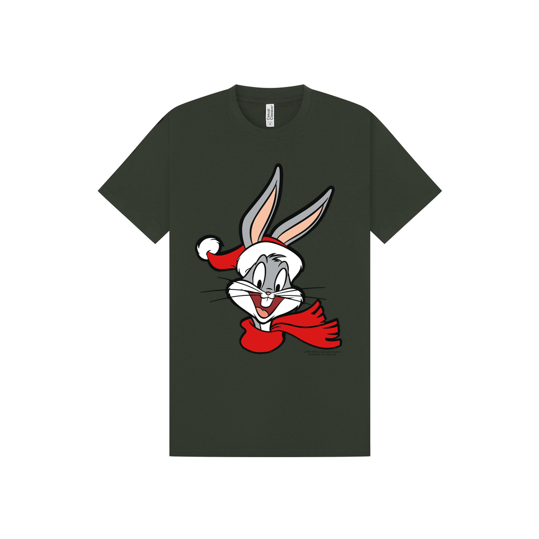 Forest Green Printed T-shirt Front