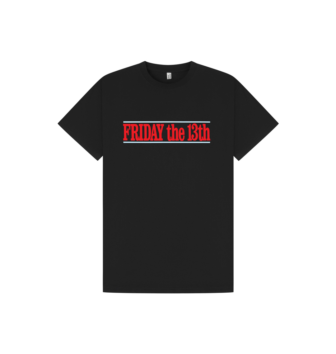 Black Printed T-shirt Front