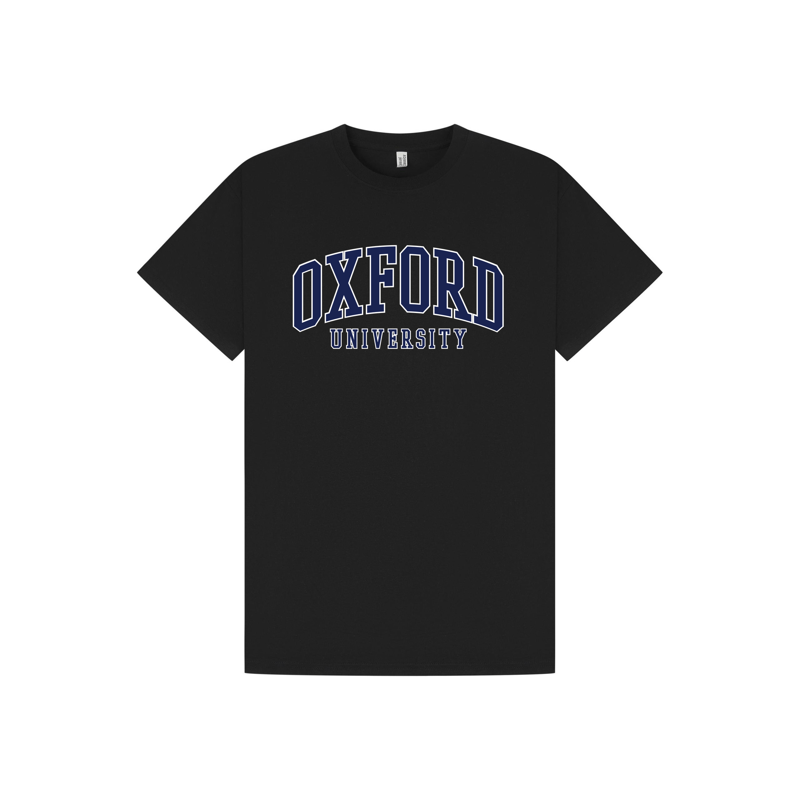 Black Printed T-shirt Front