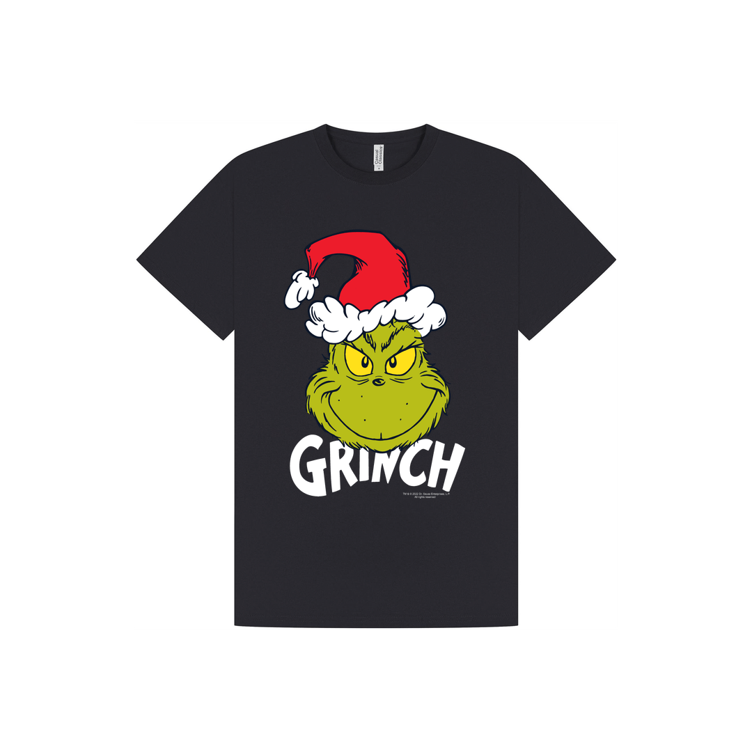 Navy Printed T-shirt Front