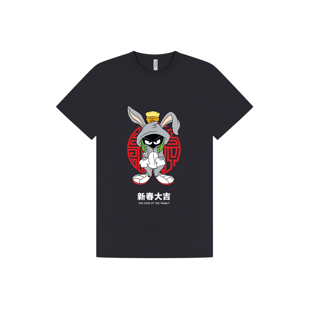 Navy Printed T-shirt Front