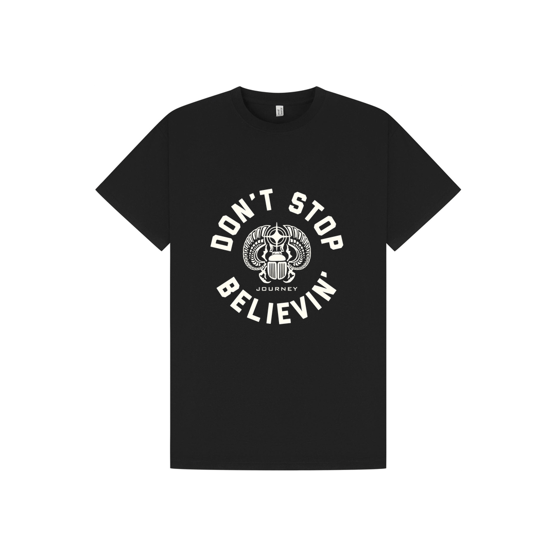 Black Printed T-shirt Front