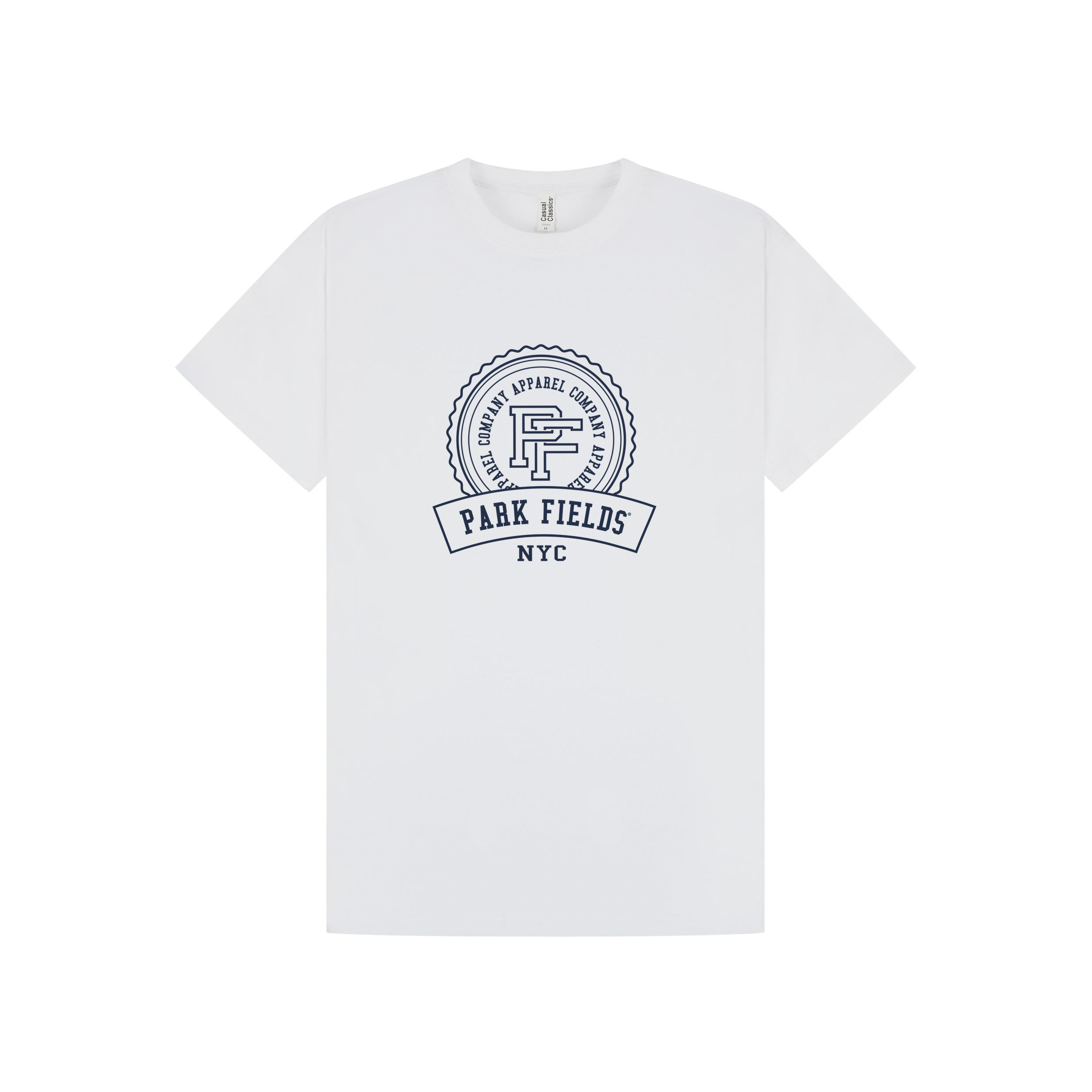 White Printed T-shirt Front