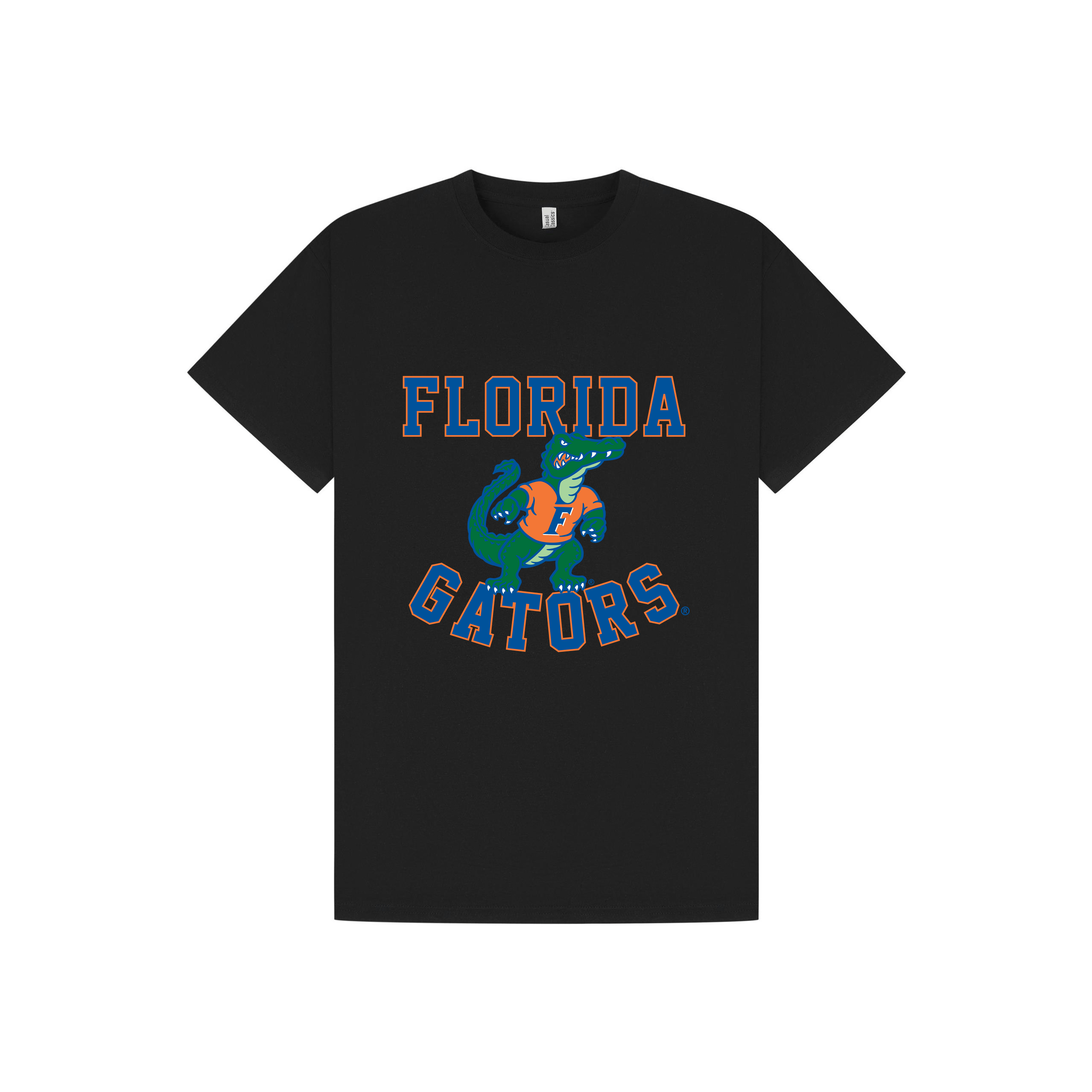 Black Printed T-shirt Front