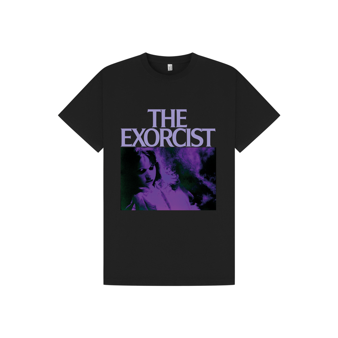 Black Printed T-shirt Front