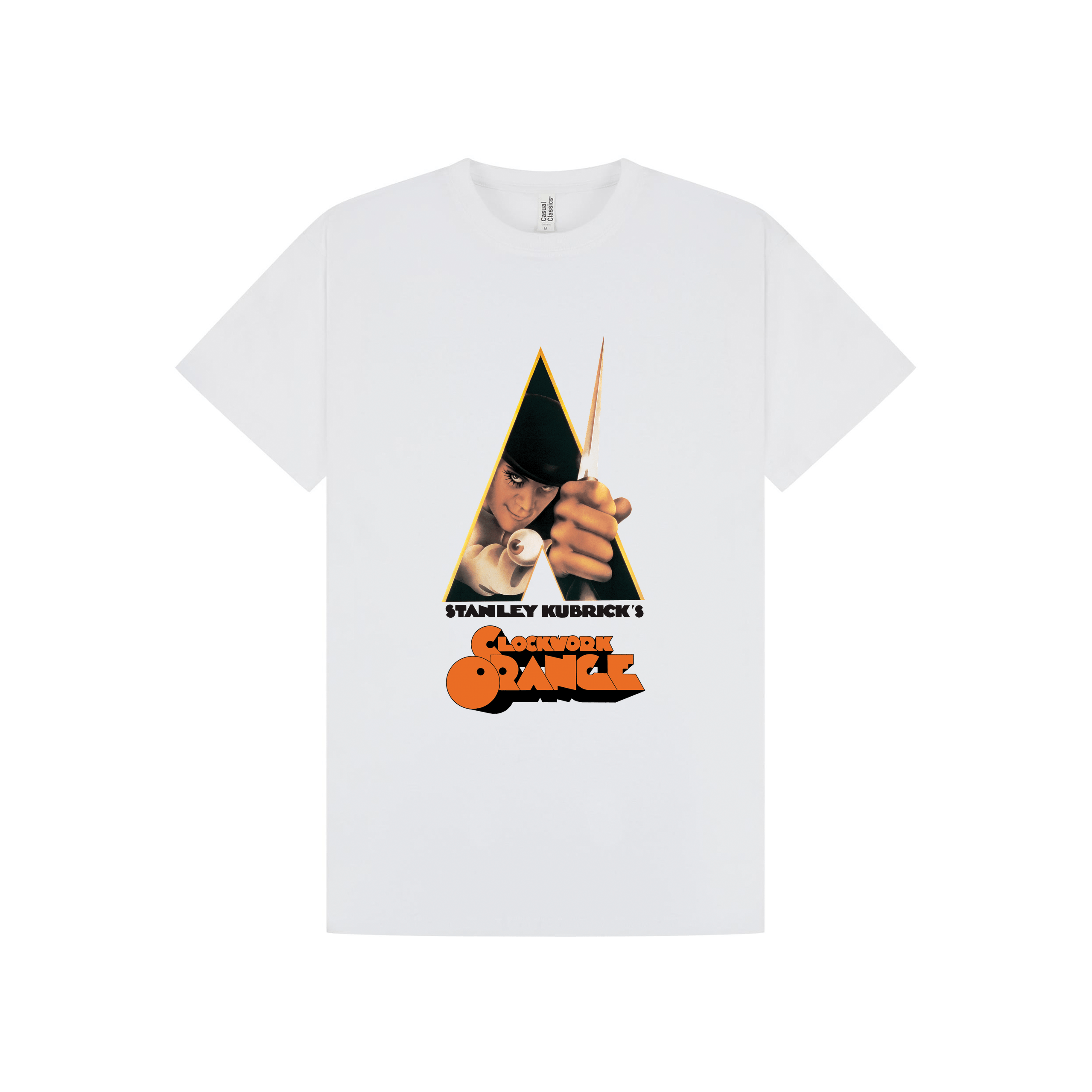 White Printed T-shirt Front