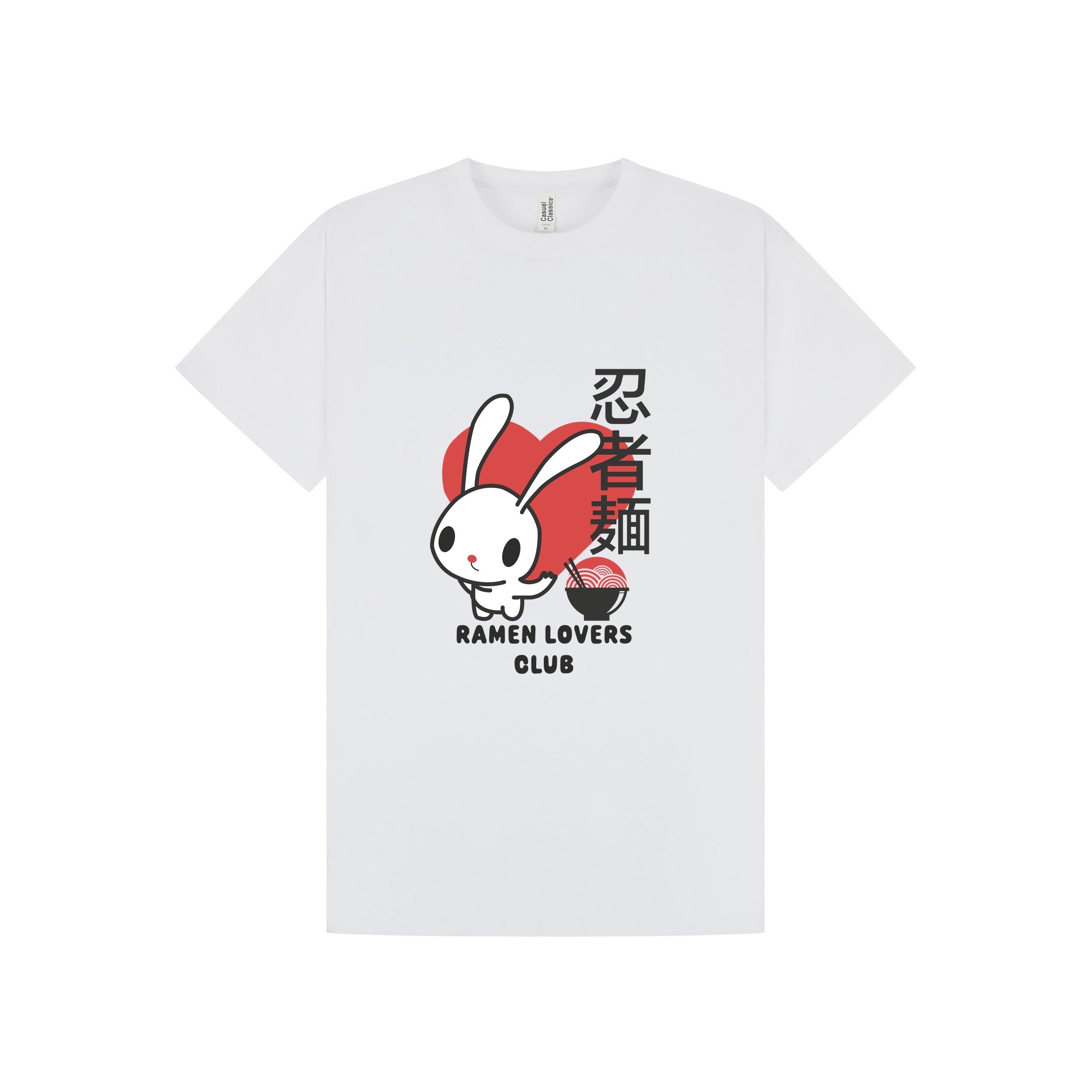 White Printed T-shirt Front