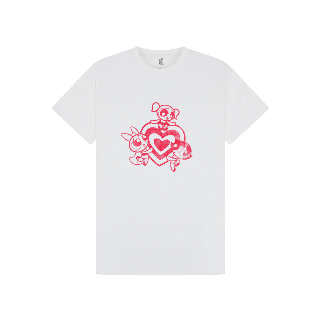 White Printed T-shirt Front