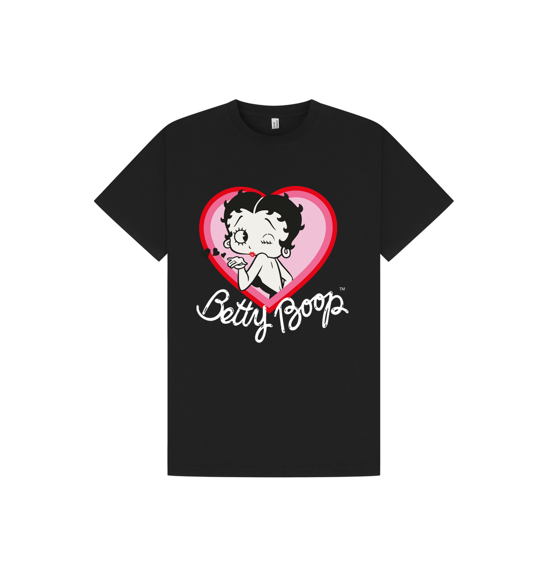 Black Printed T-shirt Front