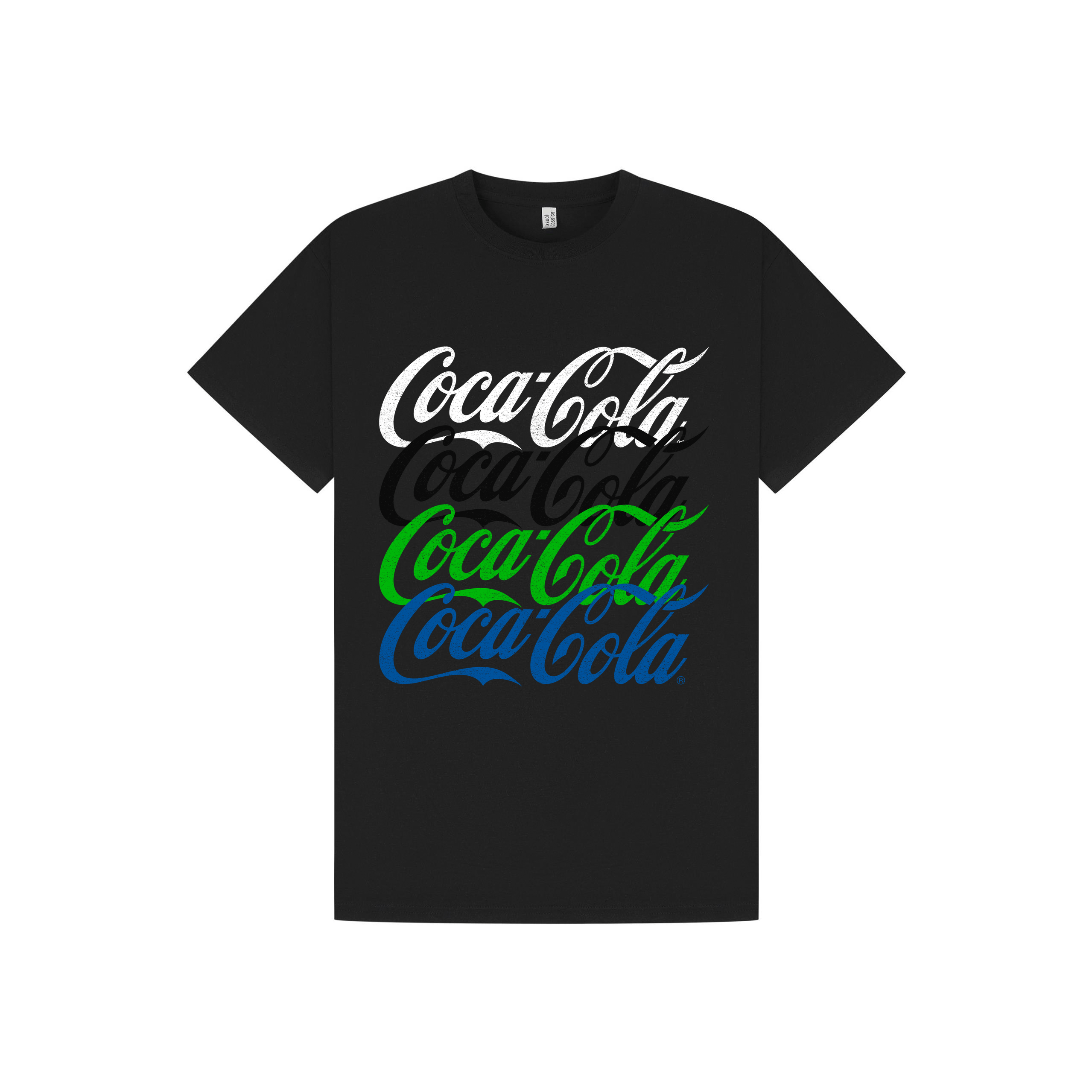 Black Printed T-shirt Front