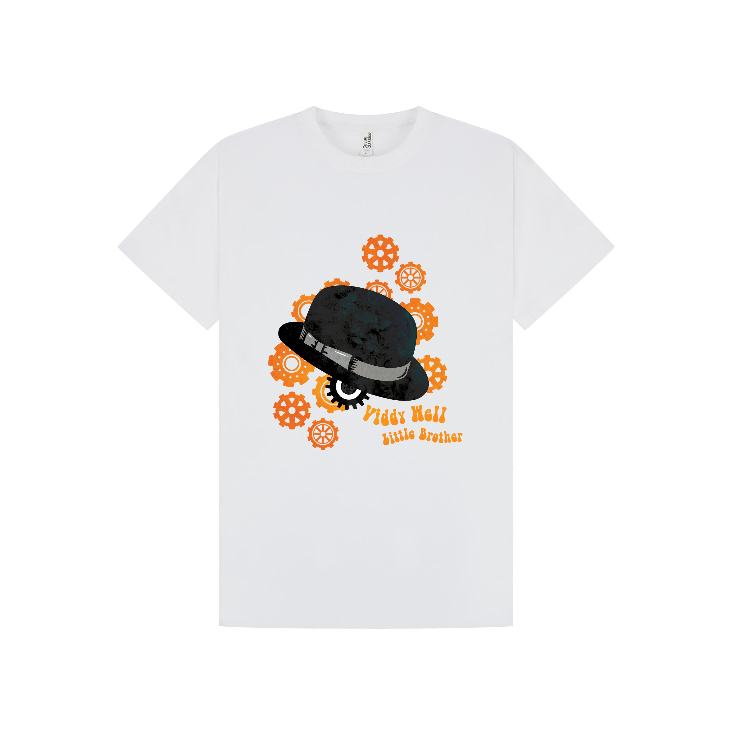 White Printed T-shirt Front