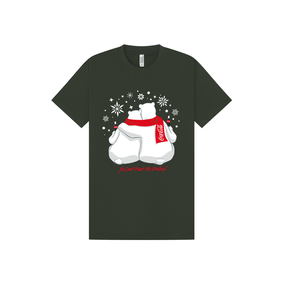 Forest Green Printed T-shirt Front