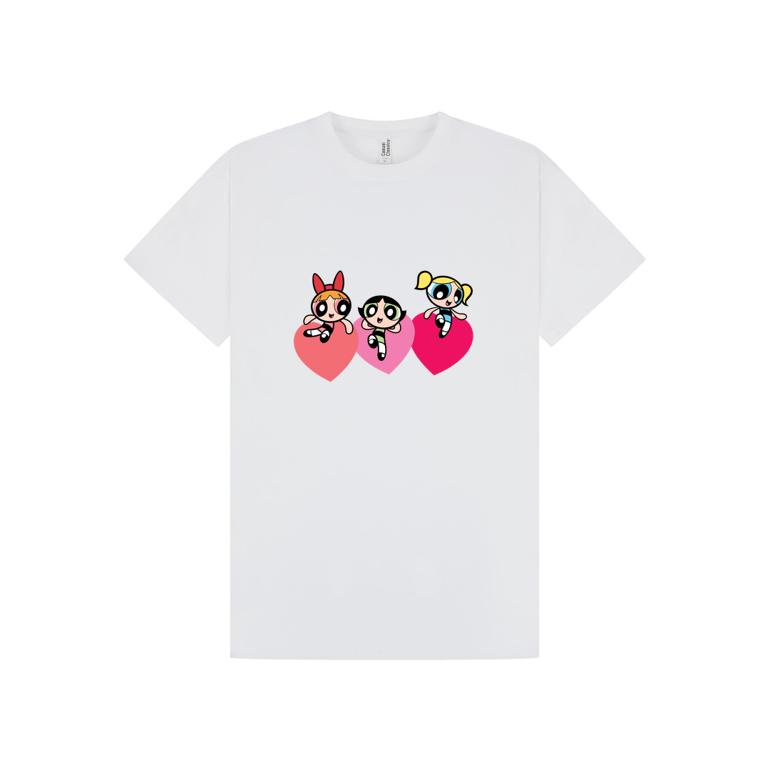 White Printed T-shirt Front