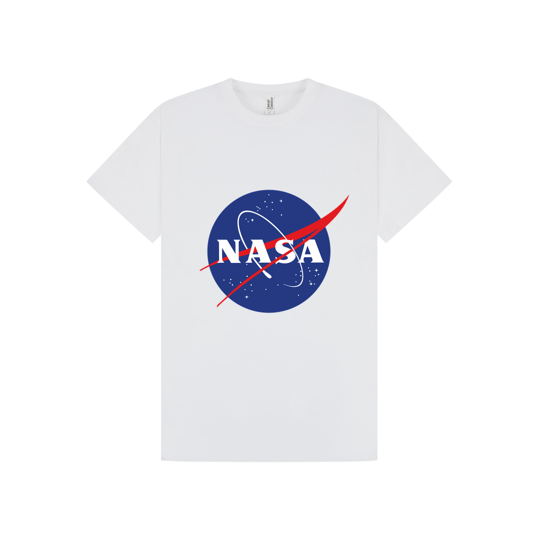 White Printed T-shirt Front