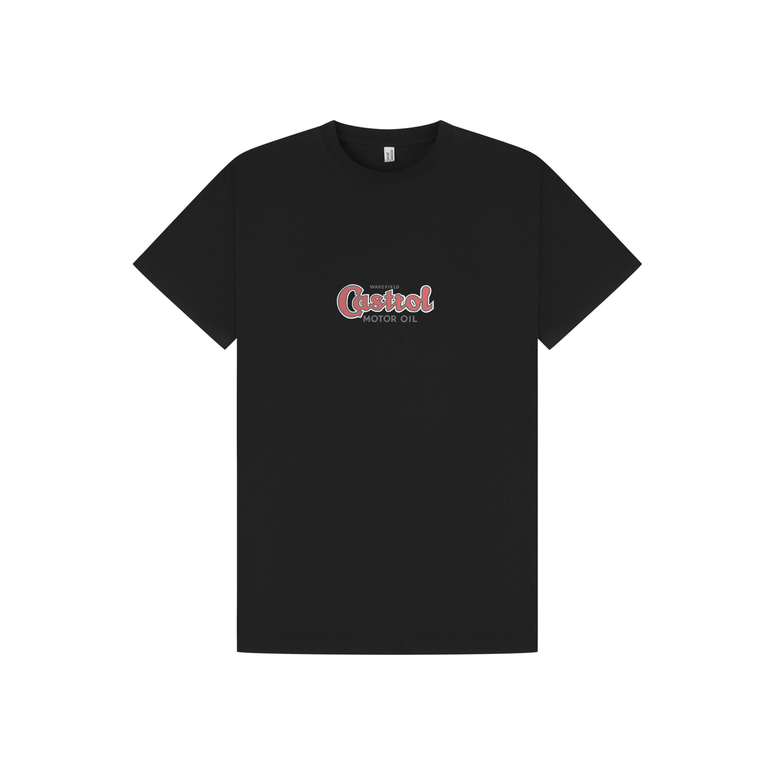 Black Printed T-shirt Front